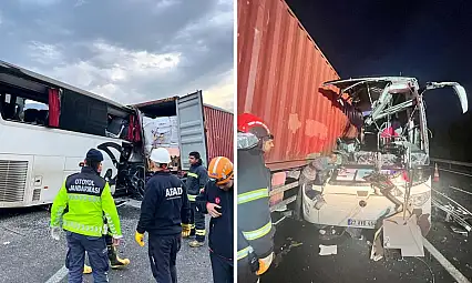 Osmaniye'de yolcu otobüsü tıra çarptı: 6 ölü, 11 yaralı