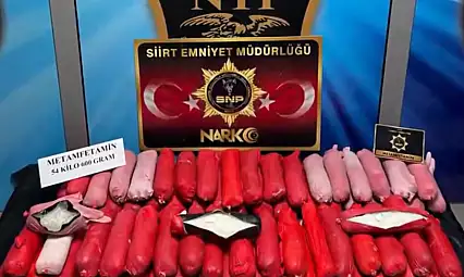 Siirt'te Nefes Kesen Operasyon: Hayvanların Karın Boşluğundan 54,6 Kilo Metamfetamin Çıktı