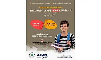 Yeşilyurt Belediyesi'nden Gençlere YKS Desteği