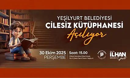 Yeşilyurt Belediyesi'nden Kültürel Yatırım: Çilesiz Kütüphanesi Açılıyor
