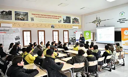 Yeşilyurt'ta Deprem Bilinci Küçük Yaşlarda Kazandırılıyor