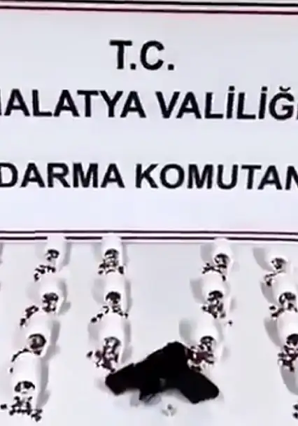 Malatya'da Jandarmadan Narkotik Operasyonu: 1404 Sentetik Hap Ele Geçirildi