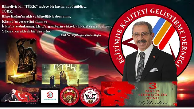 02/05 2023 Başkan Akgün'den 3 Mayıs Türkçüler Günü Mesajı...