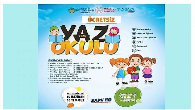 1.200 Öğrenciye Yaz Boyu Eğitim ve Etkinlik İmkanı