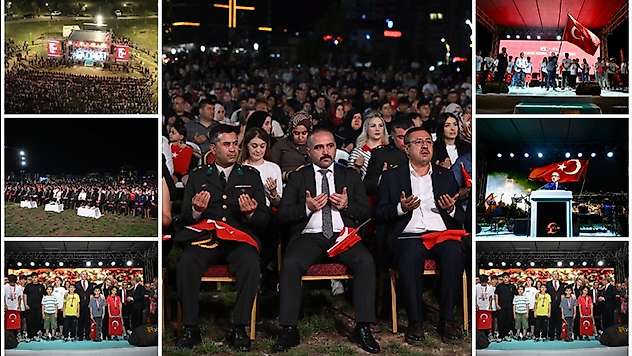 100. Yıl Kent Parkı'nda 15 Temmuz Demokrasi Nöbeti