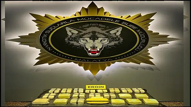 131 kilo 300 gram eroin maddesi ele geçirdi