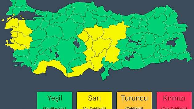 14 İlde Fırtına Alarmı: Meteoroloji ve İçişleri'nden Peş Peşe Uyarı