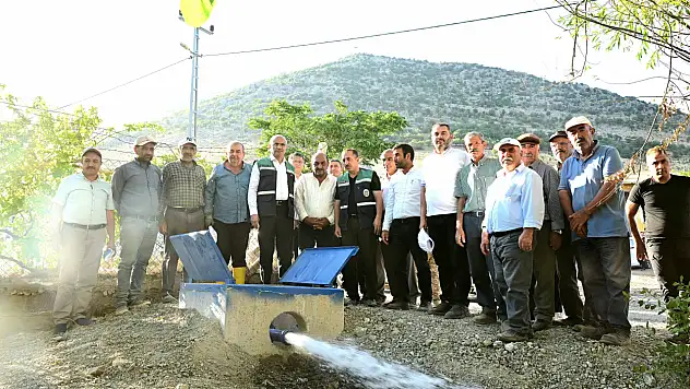 1750 dekar tarım arazisi suyla buluştu