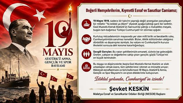 '19 Mayıs Sadece Bir Takvim Yaprağı Değildir, Şanlı Bir Tarihtir'
