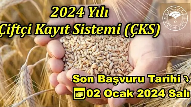 2024 Yılı Çiftçi Kayıt Sistemi (Çks) Başvuruları