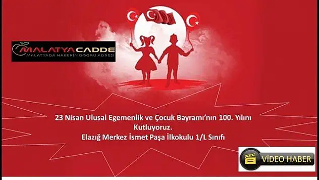 23 Nisan Ulusal Egemenlik ve Çocuk Bayramının 100. Yılı Evde de Kutlanır