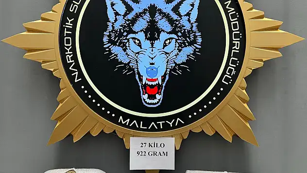 27 kg 922 gr SKUNK maddesi ele geçirildi