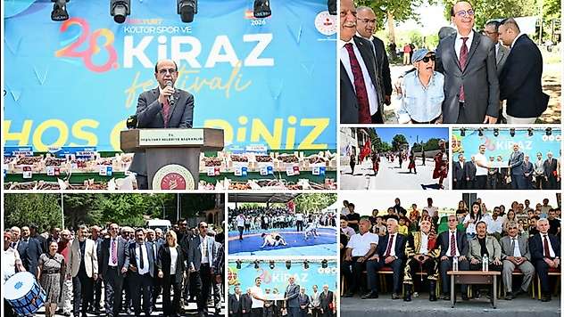 3 Yıl Sonra Yeniden: Yeşilyurt Kiraz Festivali Coşkuyla Başladı