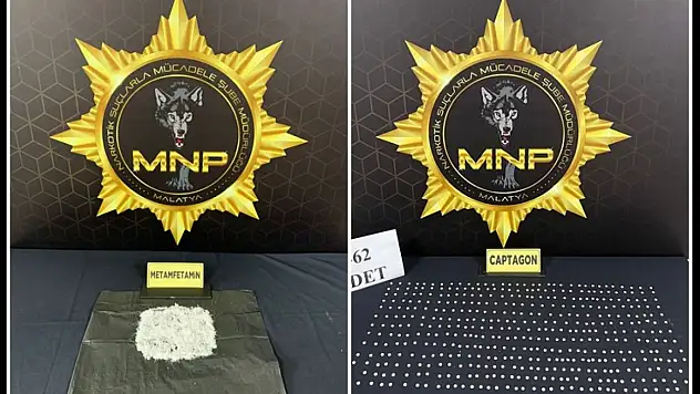 462 adet Captagon uyuşturucu hap ele geçirildi