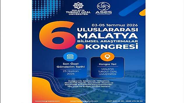 6. Malatya Bilimsel Araştırmalar Kongresi İçin Geri Sayım Başladı