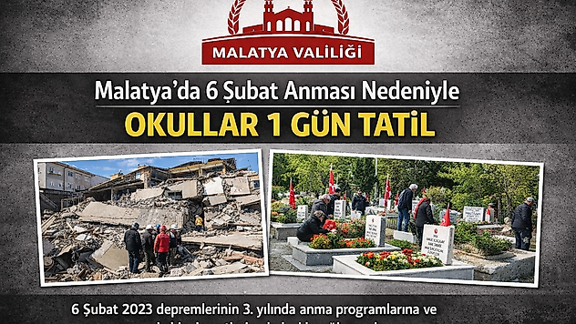 6 Şubat Depremlerinin 3. Yılında Malatya'da Eğitime Ara
