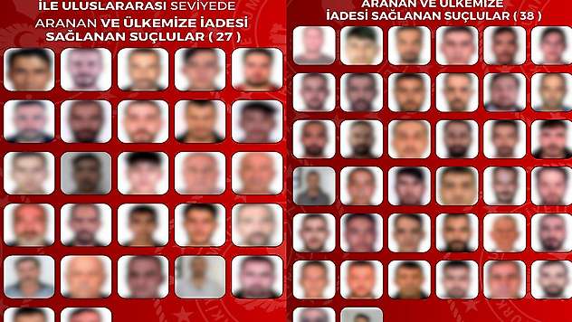 65 Firari Suçlu 8 Ülkeden Türkiye'ye İade Edildi