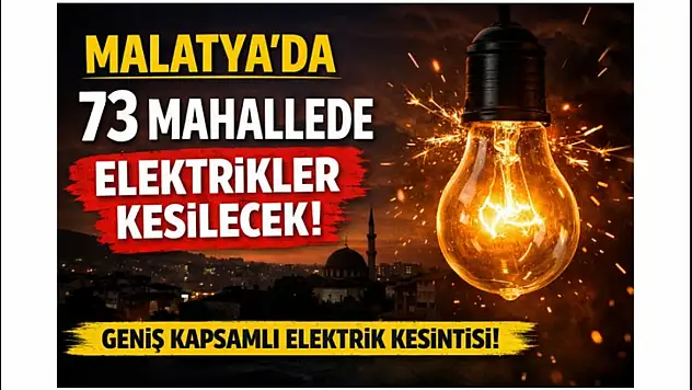 73 Mahallede Elektrikler Kesilecek