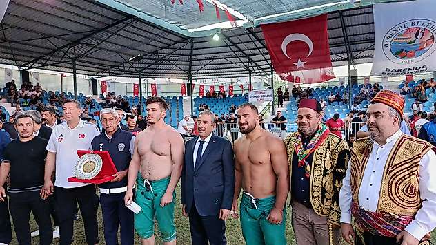 73. Zengibar Karakucak Güreşleri'nde Altın Kemer Feyzullah Aktürk'ün