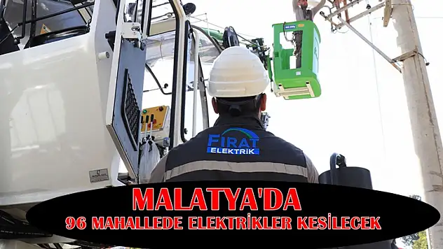 96 Mahallede Bugün Elektrikler Kesilecek
