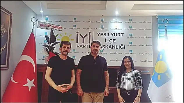 ABYB'den İYİ Parti Yeşilyurt İlçe Başkanlığına ziyaret
