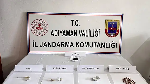 Adıyaman'da uyuşturucu operasyonuna 5 gözaltı