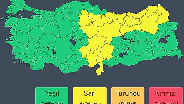 AFAD'dan 16 İl İçin Kuvvetli Yağış Uyarısı