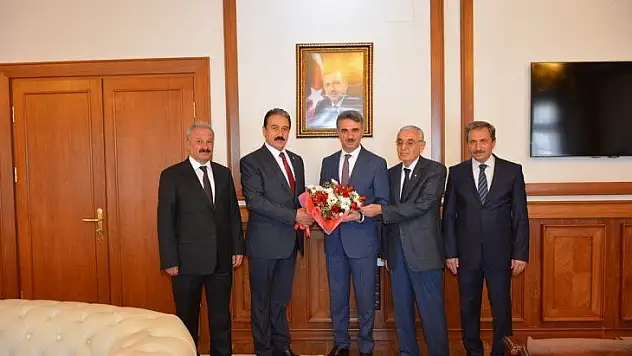 Ahi Heyeti Vali Baruş'u Ziyaret Etti