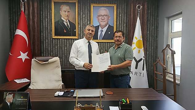 Ahmet Çakır Yeniden İYİ Parti Darende İlçe Başkanı Oldu