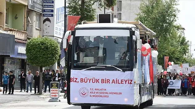 Aile Haftası kapsamında yürüyüş düzenlendi