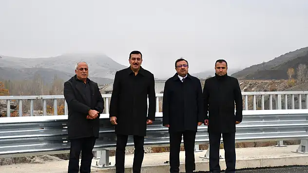 AK Parti Malatya Milletvekili Bülent Tüfenkci, Hekimhan–Kuluncak Bağlantı Yolu Köprüsü'nde İncelemelerde Bulundu