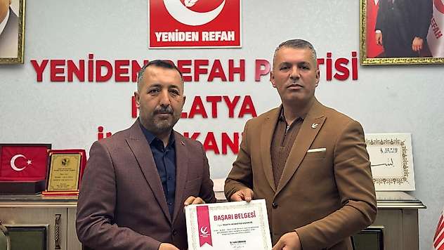 Akçadağ'da Başarı Ödülü: Emre Gönültaş'a Genel Merkezden Takdir