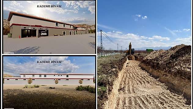 Akçadağ'da Yeni Belediye Kademe Hizmet Binası İçin Kazı Çalışmaları Başladı