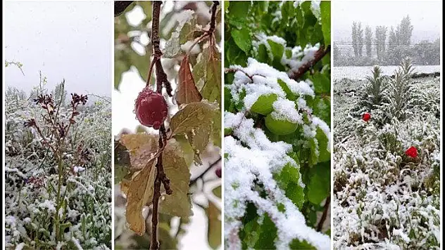 Akçadağ Kürecik ve Kozluca KAR altında
