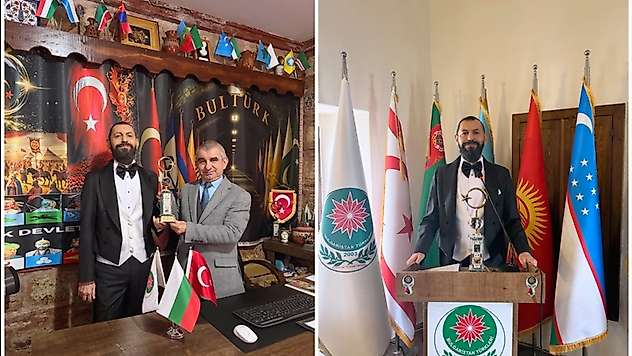 Akif Manaf'a Uluslararası Başarılarının Ardından BULTÜRK Barış Ödülü