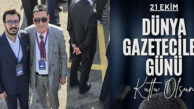 Ali Aladağ'dan 21 Ekim Dünya Gazeteciler Günü Mesajı
