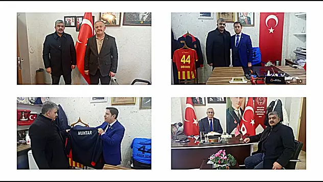 Ali Karakuş'tan Muhtarlar Derneklerine Ziyaret: 'Malatya Bizim Sevdamız ve Davamızdır'