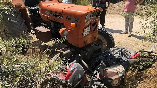 Ambulans helikopter ile hastaneye kaldırılan genç, hayatını kaybetti.