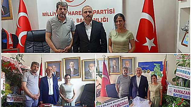 Anadolu Basın Yayın Birliği'nden MHP Teşkilatlarına Hayırlı Olsun Ziyareti
