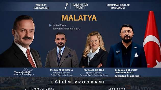 Anahtar Parti'den Malatya'da Teşkilata Güç Katacak Eğitim Hamlesi
