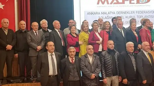 Ankara Malatya Dernekler Federasyonu Seçimli 2.Olağan Genel Kurul toplantısı gerçekleştirildi