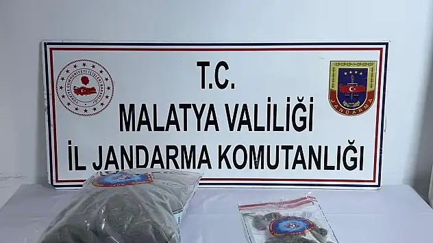 Arapgir'de Jandarma Operasyonu: 3,3 Kilo Kubar Esrar Ele Geçirildi