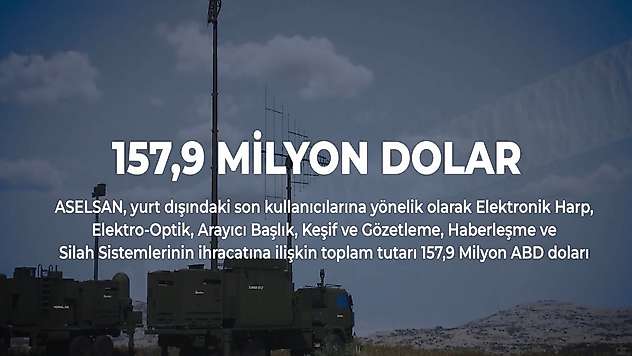 ASELSAN'dan 157,9 milyon dolarlık ihracat sözleşmesi