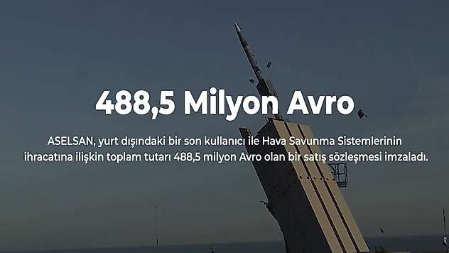 ASELSAN'dan 488,5 Milyon Euroluk Dev İhracat Anlaşması