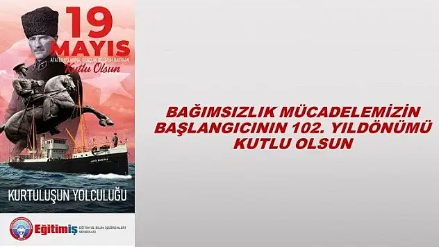 Bağımsızlık Mücadelemizin Başlangıcının 102. Yıldönümü Kutlu Olsun