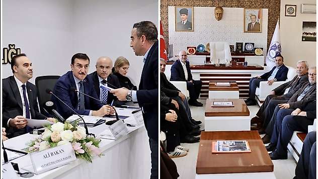 Bakan Kacır'a Sunulan Küçük Sanayi Sitesi Projesine Destek