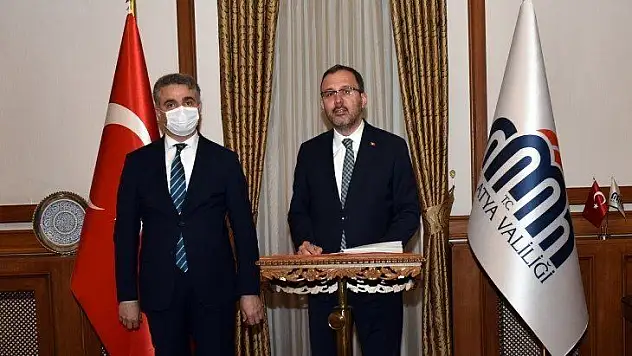 Bakan Kasapoğlundan Valiliğe ziyaret