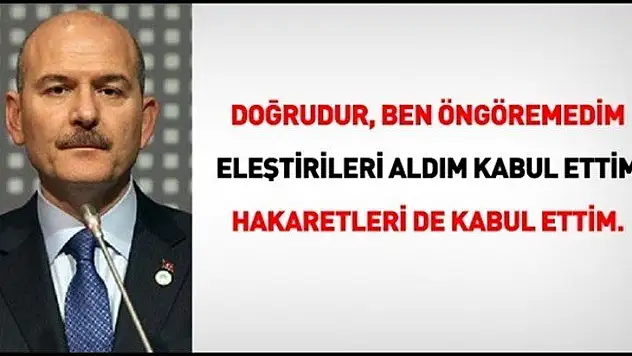 Bakan Soylu 'Ben bunu öngörmedim' deyip o geceyi anlattı: Eleştirileri, hakaretleri kabul ettim