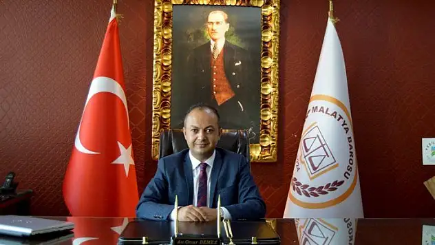 Baro Başkanı Demez'in 1 Mayıs Açıklaması