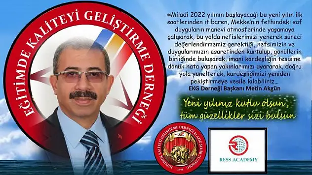 Başkan Akgün'den  Yeni Yıl Mesajı